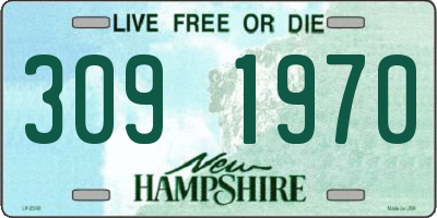 NH license plate 3091970