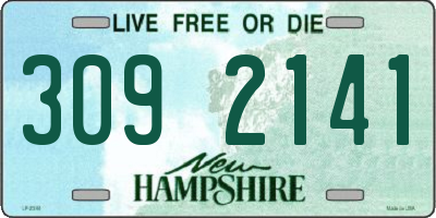 NH license plate 3092141