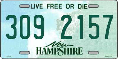 NH license plate 3092157