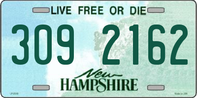 NH license plate 3092162