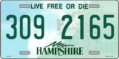 NH license plate 3092165