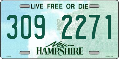 NH license plate 3092271