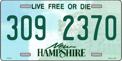 NH license plate 3092370