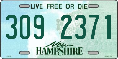 NH license plate 3092371