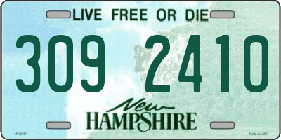 NH license plate 3092410
