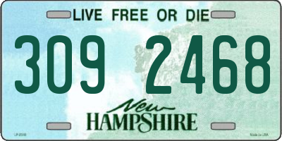 NH license plate 3092468