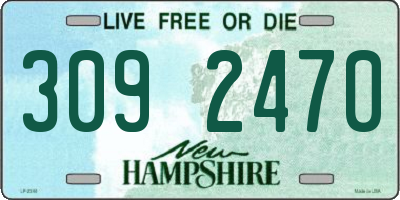 NH license plate 3092470