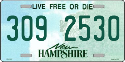 NH license plate 3092530