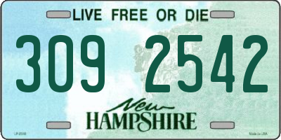 NH license plate 3092542