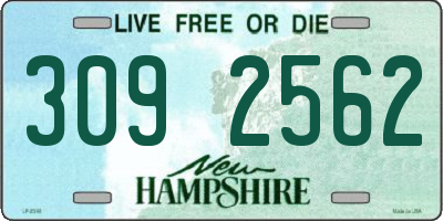NH license plate 3092562