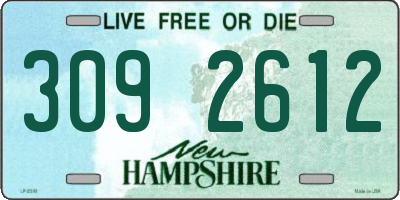 NH license plate 3092612