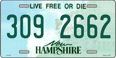 NH license plate 3092662