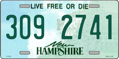 NH license plate 3092741