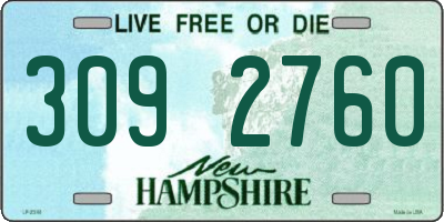 NH license plate 3092760