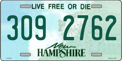 NH license plate 3092762