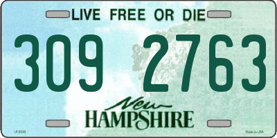 NH license plate 3092763