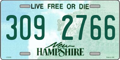 NH license plate 3092766