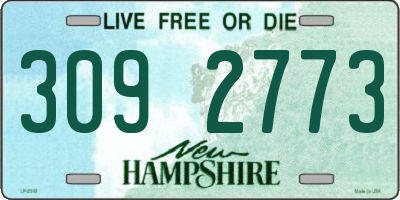 NH license plate 3092773