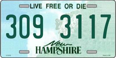 NH license plate 3093117