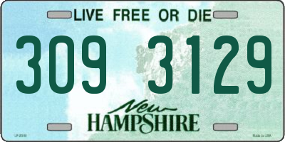 NH license plate 3093129