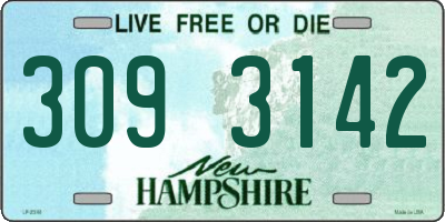NH license plate 3093142
