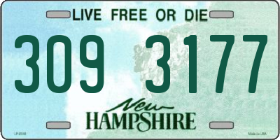 NH license plate 3093177