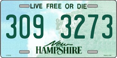 NH license plate 3093273