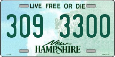 NH license plate 3093300