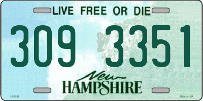 NH license plate 3093351