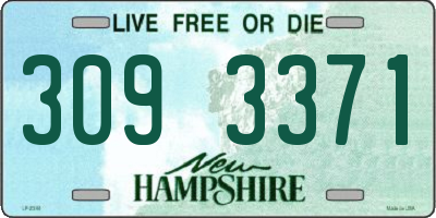 NH license plate 3093371