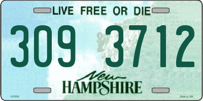 NH license plate 3093712