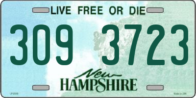 NH license plate 3093723