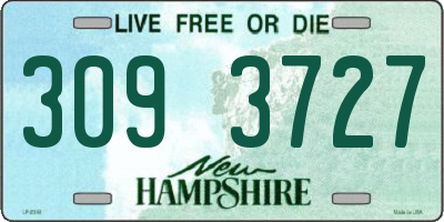NH license plate 3093727