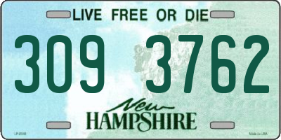 NH license plate 3093762