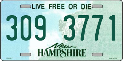 NH license plate 3093771