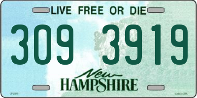 NH license plate 3093919
