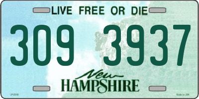 NH license plate 3093937