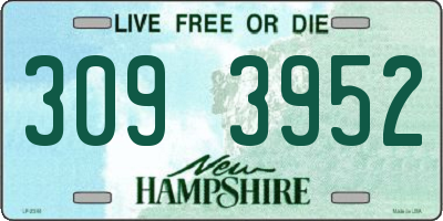 NH license plate 3093952