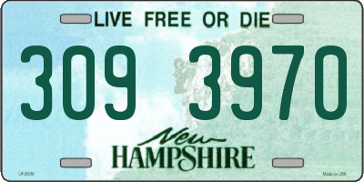 NH license plate 3093970