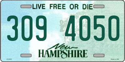 NH license plate 3094050