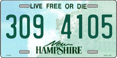 NH license plate 3094105