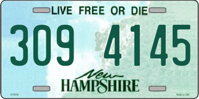 NH license plate 3094145