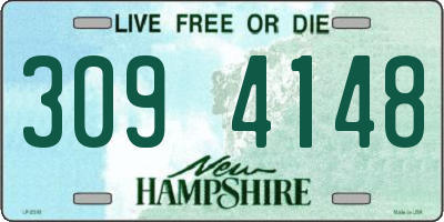 NH license plate 3094148