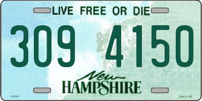 NH license plate 3094150