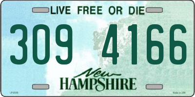 NH license plate 3094166