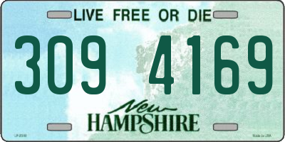 NH license plate 3094169