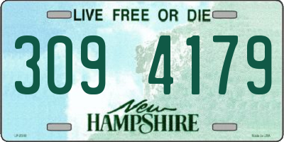 NH license plate 3094179