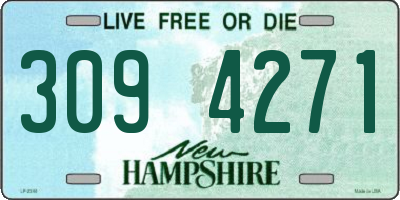 NH license plate 3094271