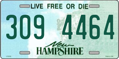 NH license plate 3094464