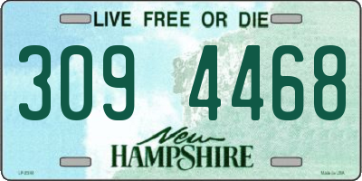 NH license plate 3094468